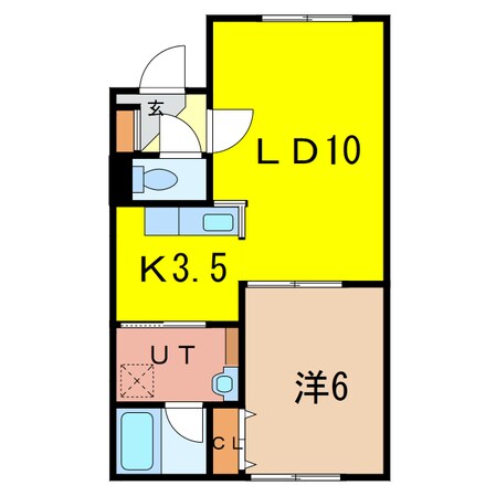 Relache3-1の物件間取画像